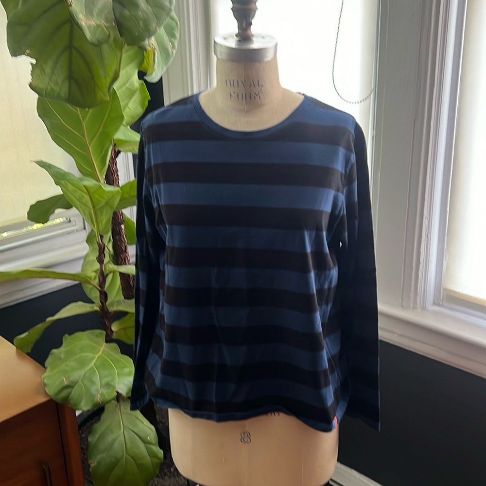 KULE Navy & Black Striped Tre